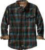 Camisa de franela Buck Camp para hombre